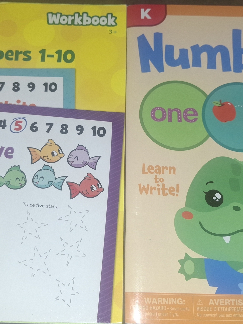 Crayola Numbers Workbook Set - Yellow, Green & Purple